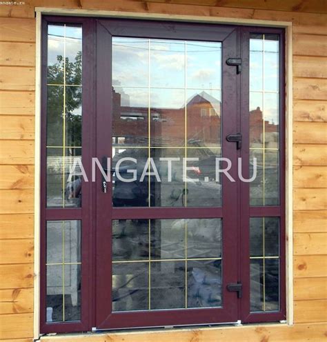 Купить входные стеклянные двери для частного дома | Angate