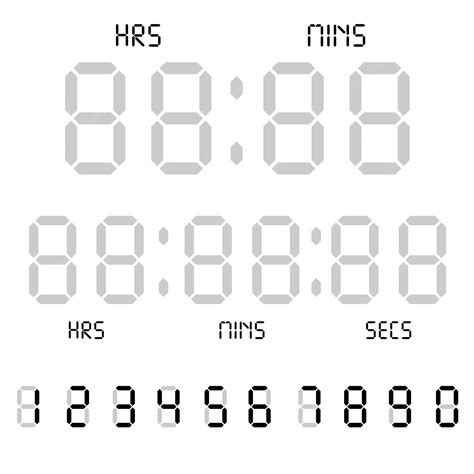 Digital Clock Font 8