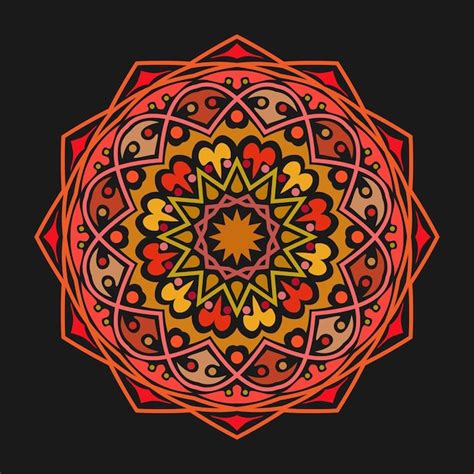 Premium Vector Red Pattern Vector Illustration