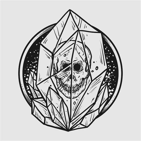 Crystal Skull Png Vectors And Illustrations For Free Download Freepik