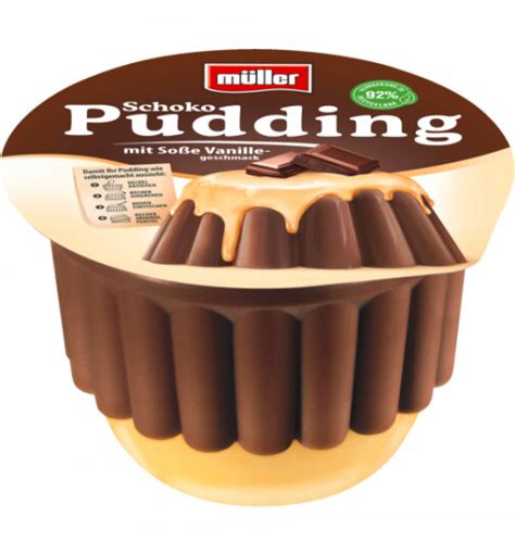 Müller Pudding Schoko Vanille 450g