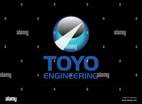 Toyo Engineering Corporation, Logo, Black Background Stock Photo - Alamy