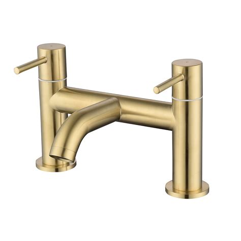 Brushed Brass Bath Mixer Tap Arissa Better Bathrooms