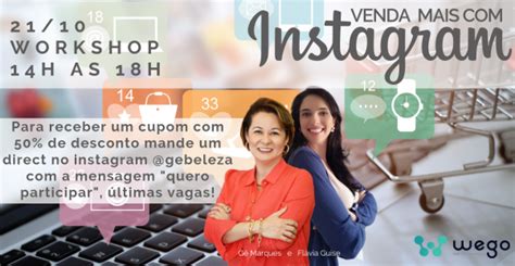 Workshop Venda Mais Instagram Complemento Em Indaiatuba Sympla