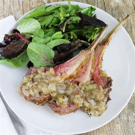 Mustard Crusted Rack Of Lamb Chefrecipes