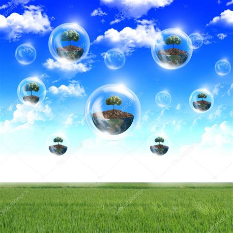 Symbol of nature protection — Stock Photo © SergeyNivens #8041145