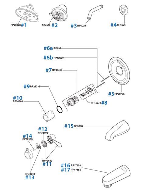 Delta Single Handle Shower Faucet Parts Diagram | Reviewmotors.co