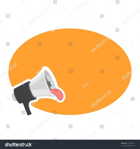 Loudspeaker Megaphone Bullhorn Icon Or Symbol Royalty Free Stock