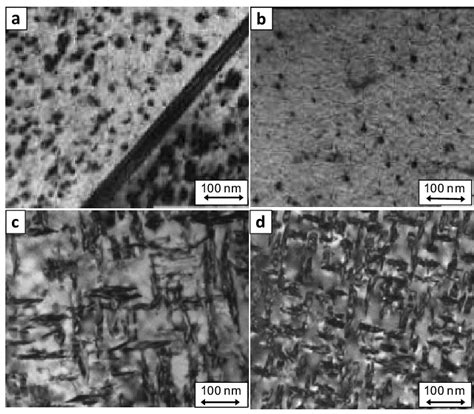 Tem Microstructures Bright Field Of Dislocation Loops In Lt