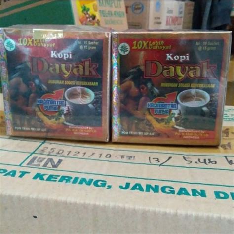 Jual Kopi Dayak Original 10 Sachet Shopee Indonesia