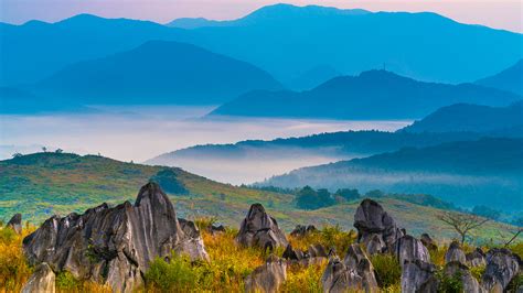 Autumn Morning In Akiyoshidai Yamaguchi Prefecture Japan Windows