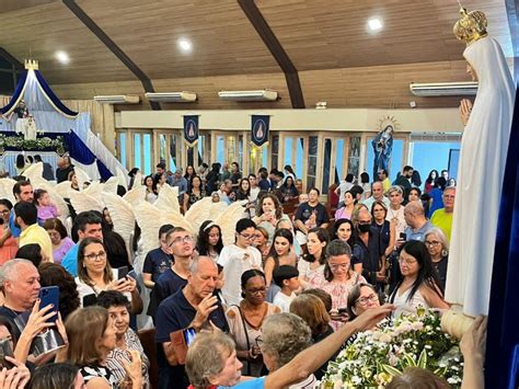 Imagem Peregrina De Nossa Senhora De F Tima Pode Ser Visitada Em