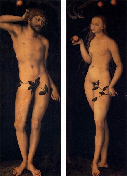 Adam et Ève 1528 Lucas Cranach l Ancien WikiArt org