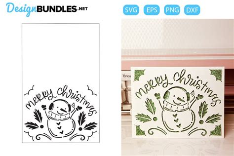 Free Premium Christmas Card SVG Files Design Bundles