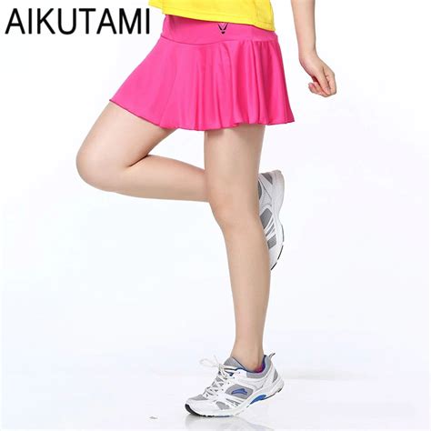 Double Layer Tennis Skort For Women Sport Short Skirt Elasti Waist Quick Dry Breathable Soft