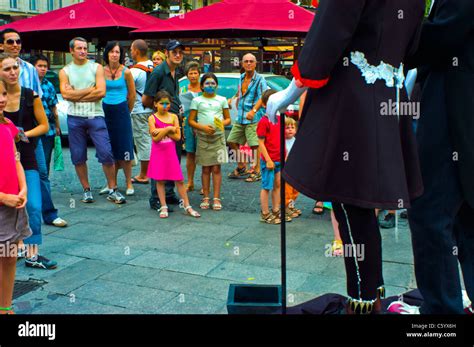 Avignon France Large Crowd Of People Outdoors Theatre Audience