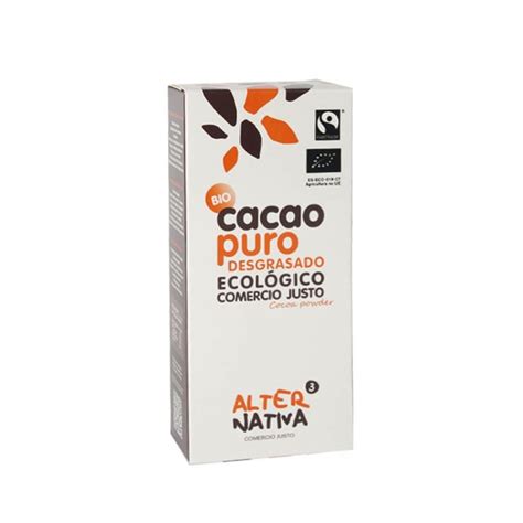 Cacao Puro En Polvo Desgrasado Ecol Gico Y De Comercio Justo