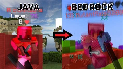 Java PVP 跳槽 Bedrock PVP 太狠了 CubeCraft Skywars YouTube