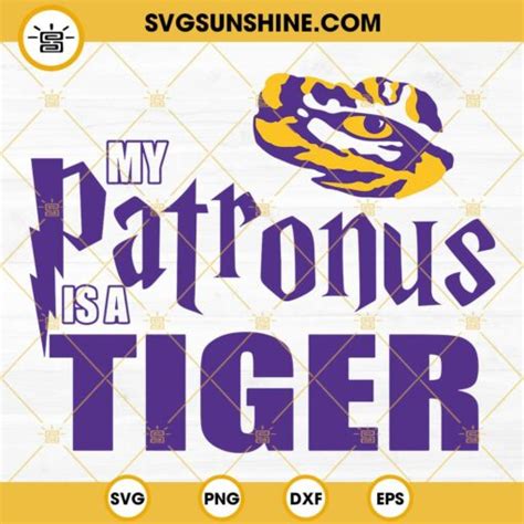 My Patronus Lsu Tigers Svg Lsu Tigers Logo Svg Png Dxf Eps Cricut