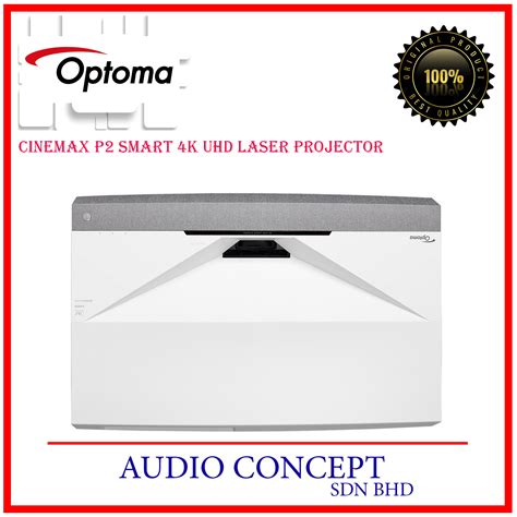 Optoma Cinemax P Smart K Uhd Laser Projector For Home Theater