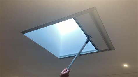 How To Open Skylight Blinds Skylight Blinds Direct