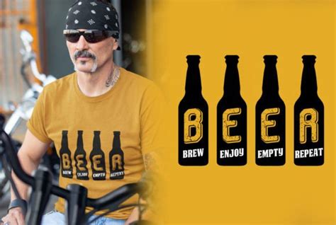 Funny Beer Grill T Shirt Design Graphic By Retrotshirt · Creative Fabrica