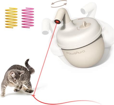 Offbeatism Cat Laser Toys Automatic Cat Laser Toy Tumbler Design Rechargeable Cat