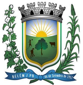 Brasão coat of arms crest of Belém Paraíba titlemode append