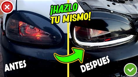 Como Instalar 💪tira Drl Secuenciales Para Faros De Autos🚘blanca⚪ Y Ambar 🟠super Facil De