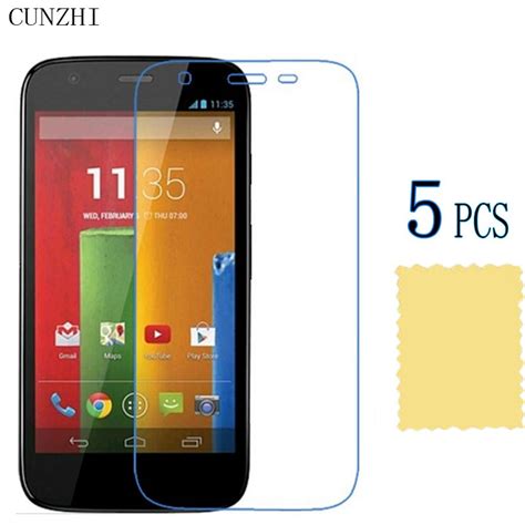 CUNZHI Protector De Pantalla LCD Para Motorola Moto G XT1032 5 Uds