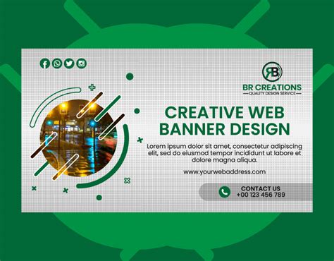 Creative Web Banner Design - Hello Behance Lovers on Behance