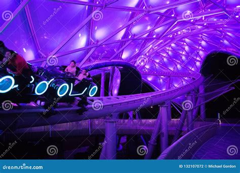 TRON Lightcycle Power Run Rollercoaster at Shanghai Disneyland Park ...