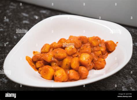 Delicious Gnocchi Made From Potatoes In The Italian Style Are Prepared