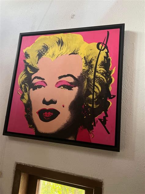 Andy Warhol Marylin Monroe Pop Art Painting Furniture Home Living