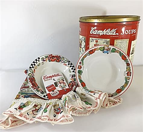 Vintage Campbell Soup Collectibles 1990s Etsy Light Plate Covers