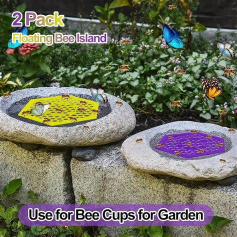 Printed Floating Bee Island Bee Waterer Plastic Beehive Temu