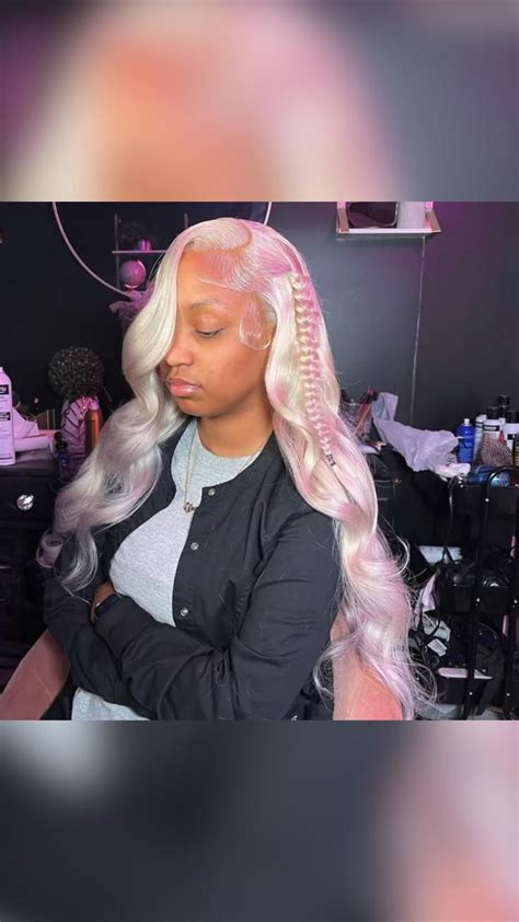 Pin By Ja Nyaa On Pins By You Pink Hair Front Lace Wigs Human Hair Hot Hair Styles