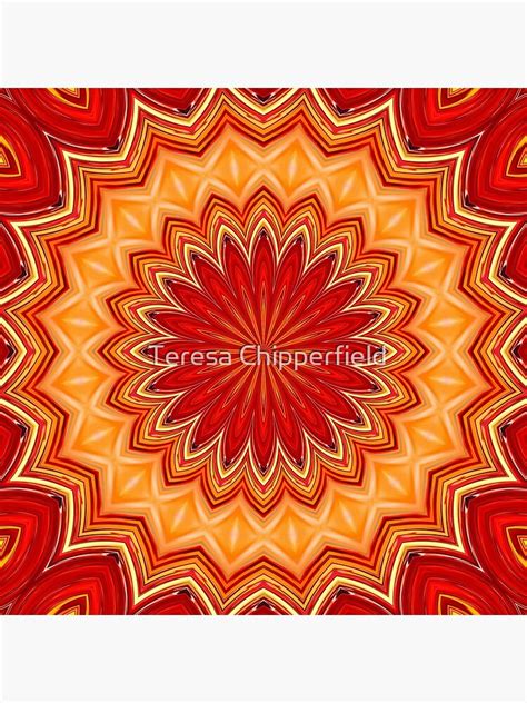 Red Star Mandala Poster For Sale By Chipperfield Redbubble