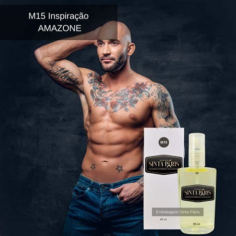 Perfume Contratipo Masculino M15 65ml Inspirado Em AMAZONE