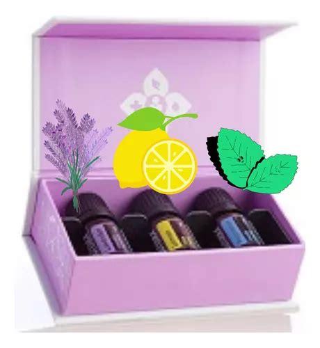 Kit Aceites Lavanda Menta Y Lim N Doterra Cuotas Sin Inter S