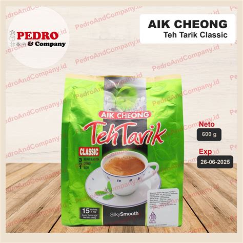 Jual Aik Cheong Teh Tarik Classic Silky Smooth Gr Sachets