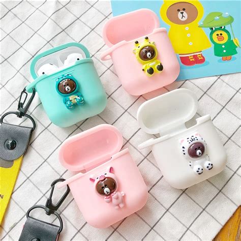 Buy Cute Bluetooth Earphone Case For Apple Airpods Accessories Headphones Cover