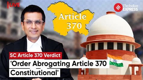 Supreme Court Upholds Article 370 Abrogation Validity Upsc