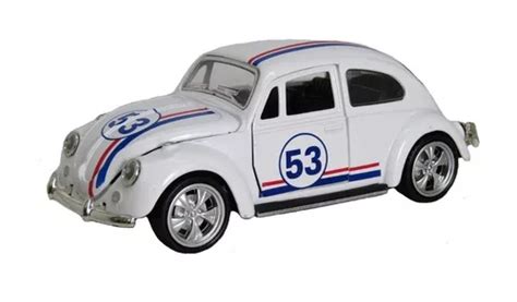 Carrinho Fusca Clássico Coleção Herbie De Ferro Miniatura à venda em