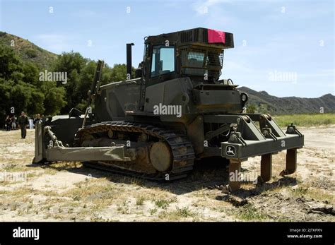 United States Marine Corps John Deere Bulldozer On Display During