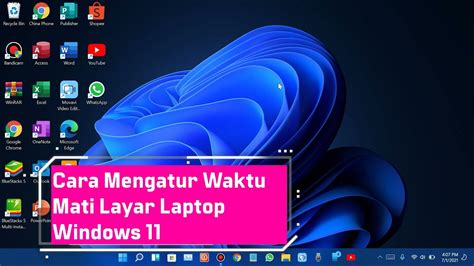 Cara Mengatur Waktu Mati Layar Laptop Windows Youtube