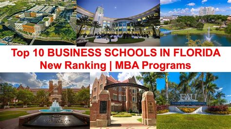 Top 10 Business Schools In Florida New Ranking Youtube