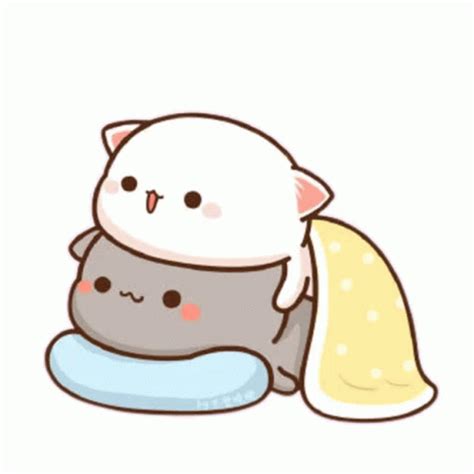 Peachcat And Goma Nap Sticker - Peachcat And Goma Peachcat Cat - Discover & Share GIFs | Cute ...