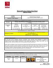 3 6V Li SOCl2 Batteries Pdf Material Product Safety Data Sheet MSDS