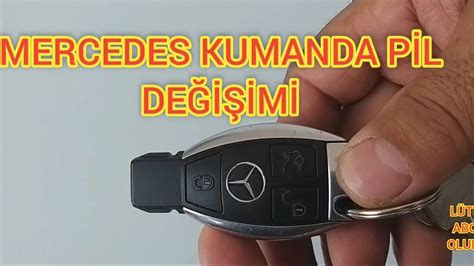 Mercedes Anahtar Pil De I Imi Nas L Yap L R Key Battery Change